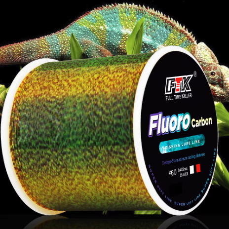 FTK 300/500公尺隱形釣線，點狀氟碳塗線，線徑0.20mm-0.50mm，拉力4.13磅-34.32磅，超強點狀釣線